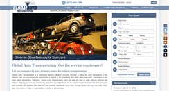 Desktop Screenshot of globalautotransportation.com